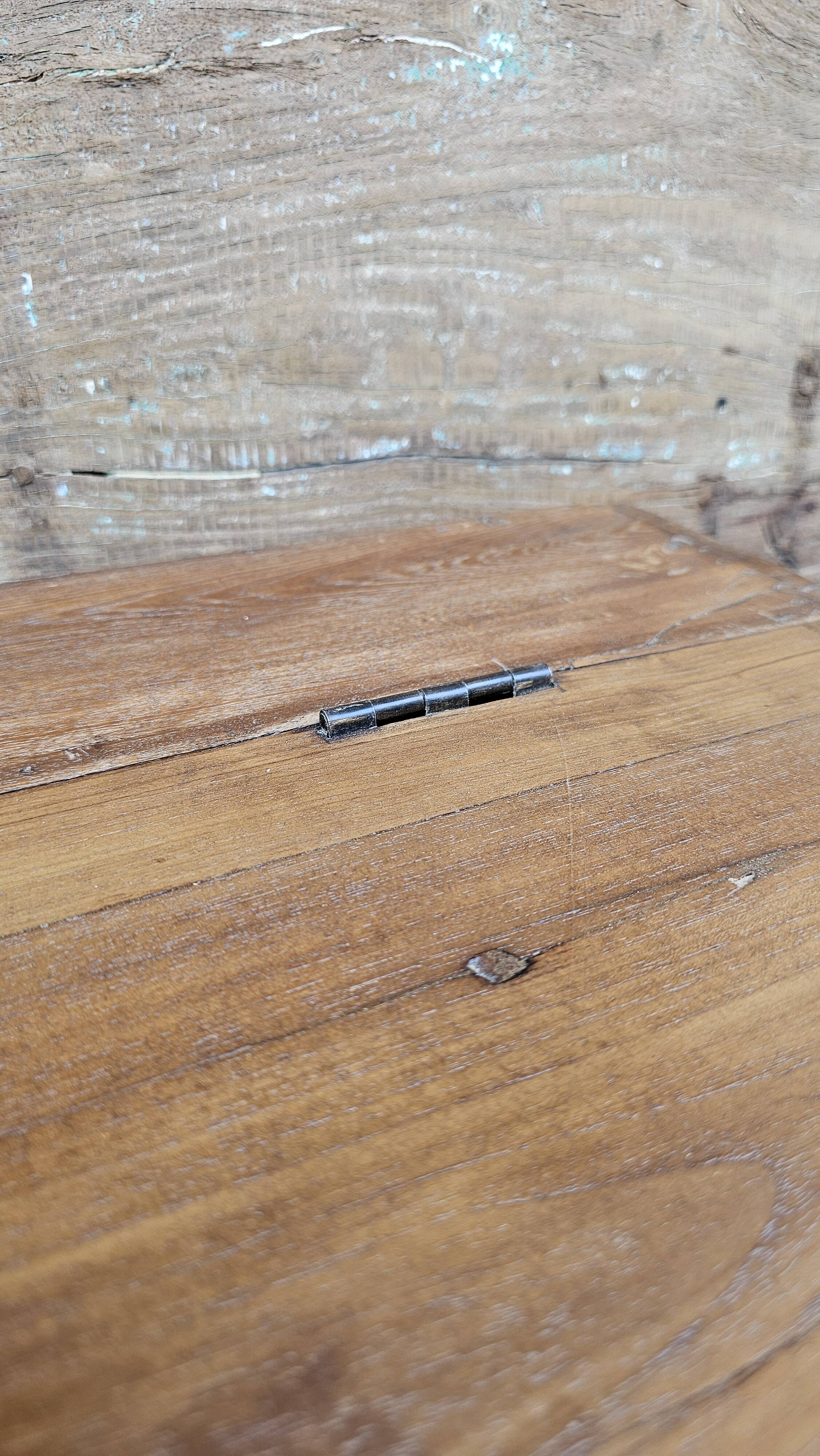 Old bench - Burmese teak chest