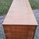 Buffet of the 60s in blond oak metal feet with square section