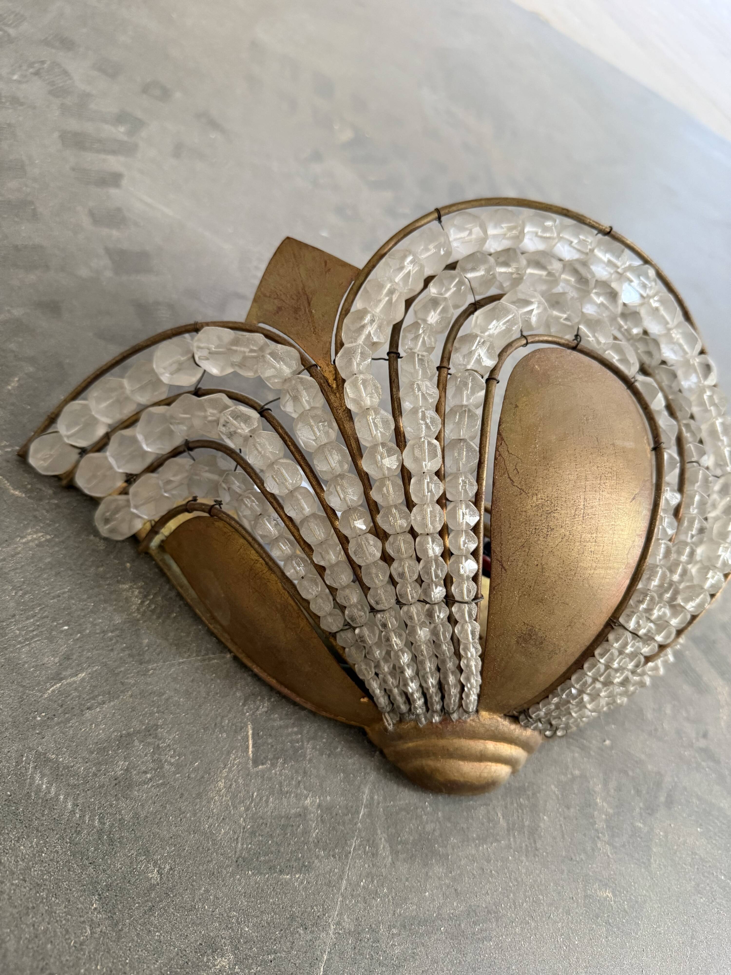 Art Deco ring wall light