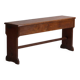 Antique organ bench with drawer in oak – Central Europe, circa 1920