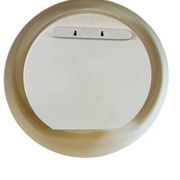 Vintage space age round wall mirror