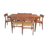 Table and chairs by designer Johannes Andersen Denmark