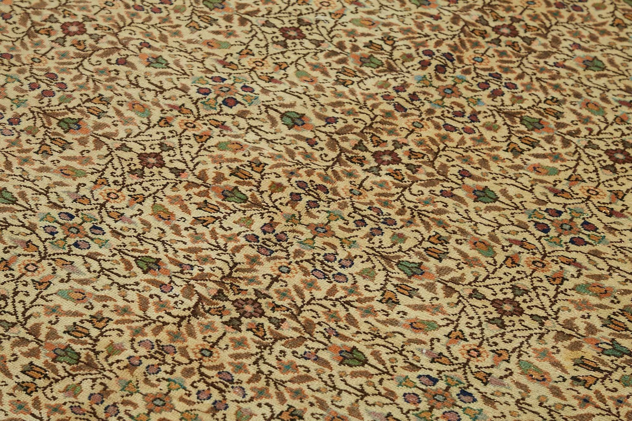 Turkish Wool Vintage Kayseri Rug 196 cm x 284 cm
