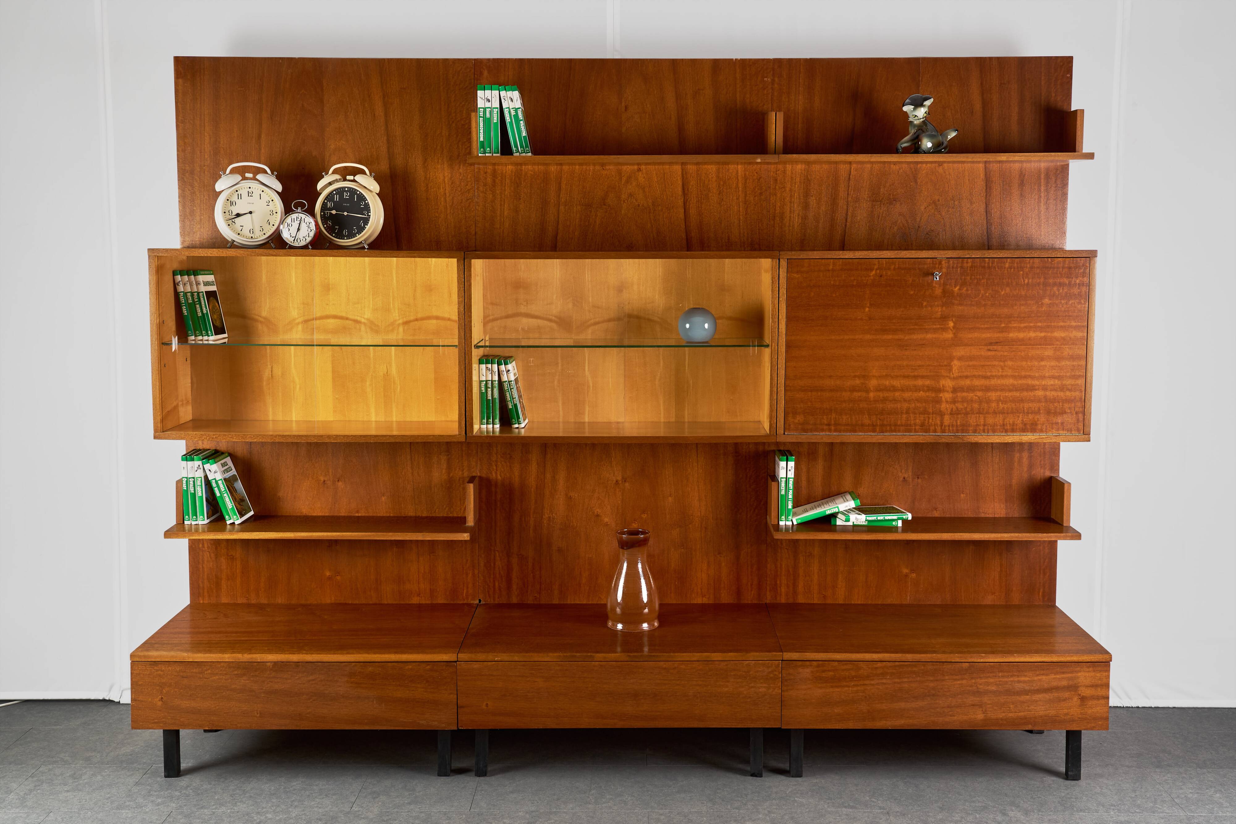 Vintage Wall Unit, 1960s, Czechoslovakia
