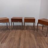 Bedside tables 4 pieces 70s Italy