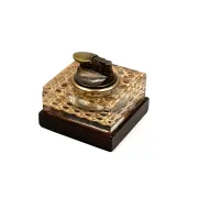 Mid-century lucite table lighter, Italy 1970s