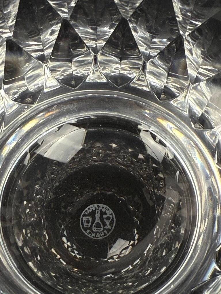 Baccarat, set of 6 Armagnac model whisky glasses
