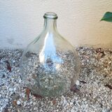 Demijohn in transparent glass