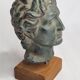 Bust of Alexander the Great in plaster in imitation of bronze