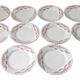 10 porcelain dessert plates