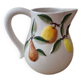 Carafe barbotine fruit