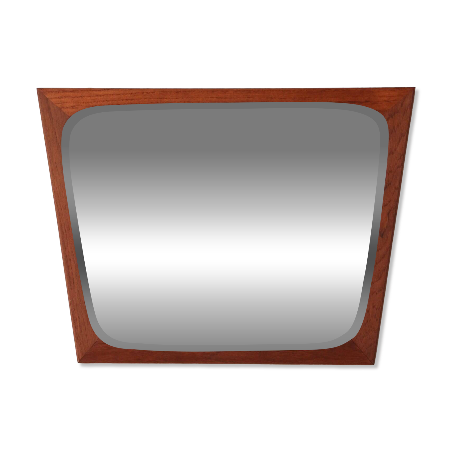 Vintage teak mirror – Aksel Kjersgaard – Danish design 1960