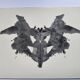 Original Rorschach test card "Card I" – Psychology curiosity