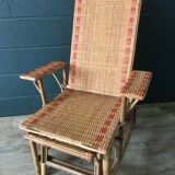 Rattan lounge chair