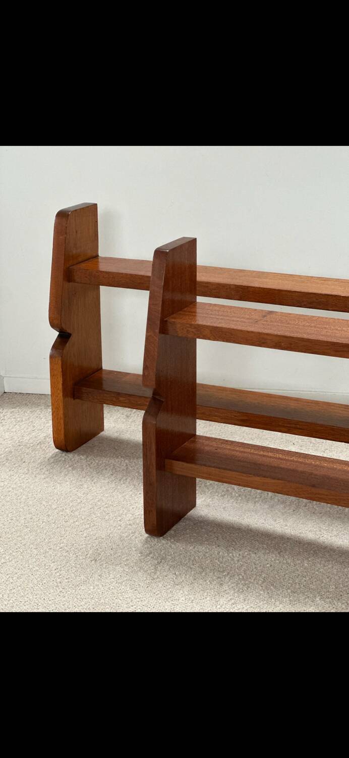 Set of 2 wall shelves (1940)