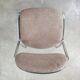 Vintage office chairs fabric and chrome