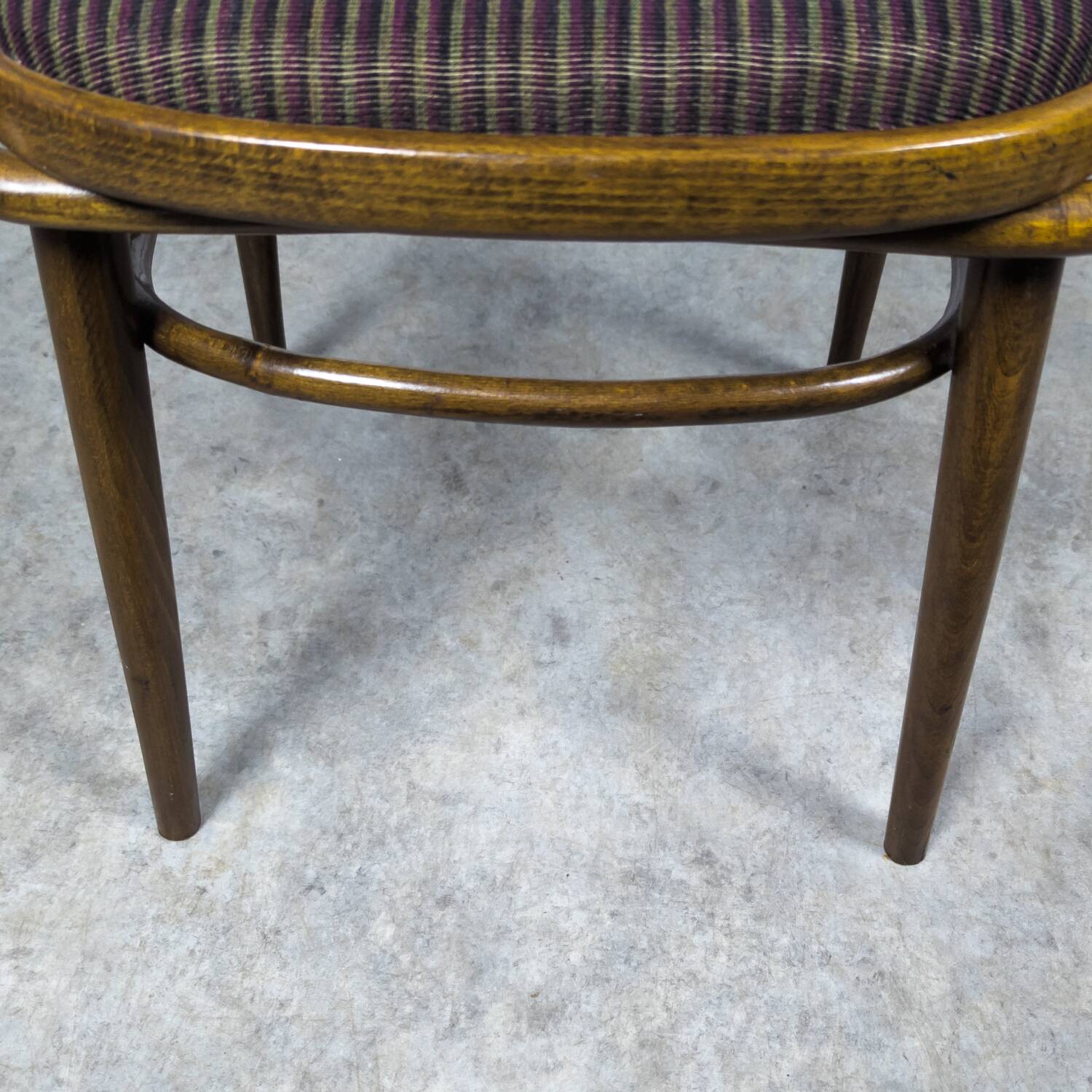 Rare fauteuil en bois courbé de radomír hofman pour ton, 1967