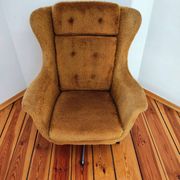 Ushak Swivel Chair by Up Zavody Rousinov from Up Závody, Czechoslovakia, 19