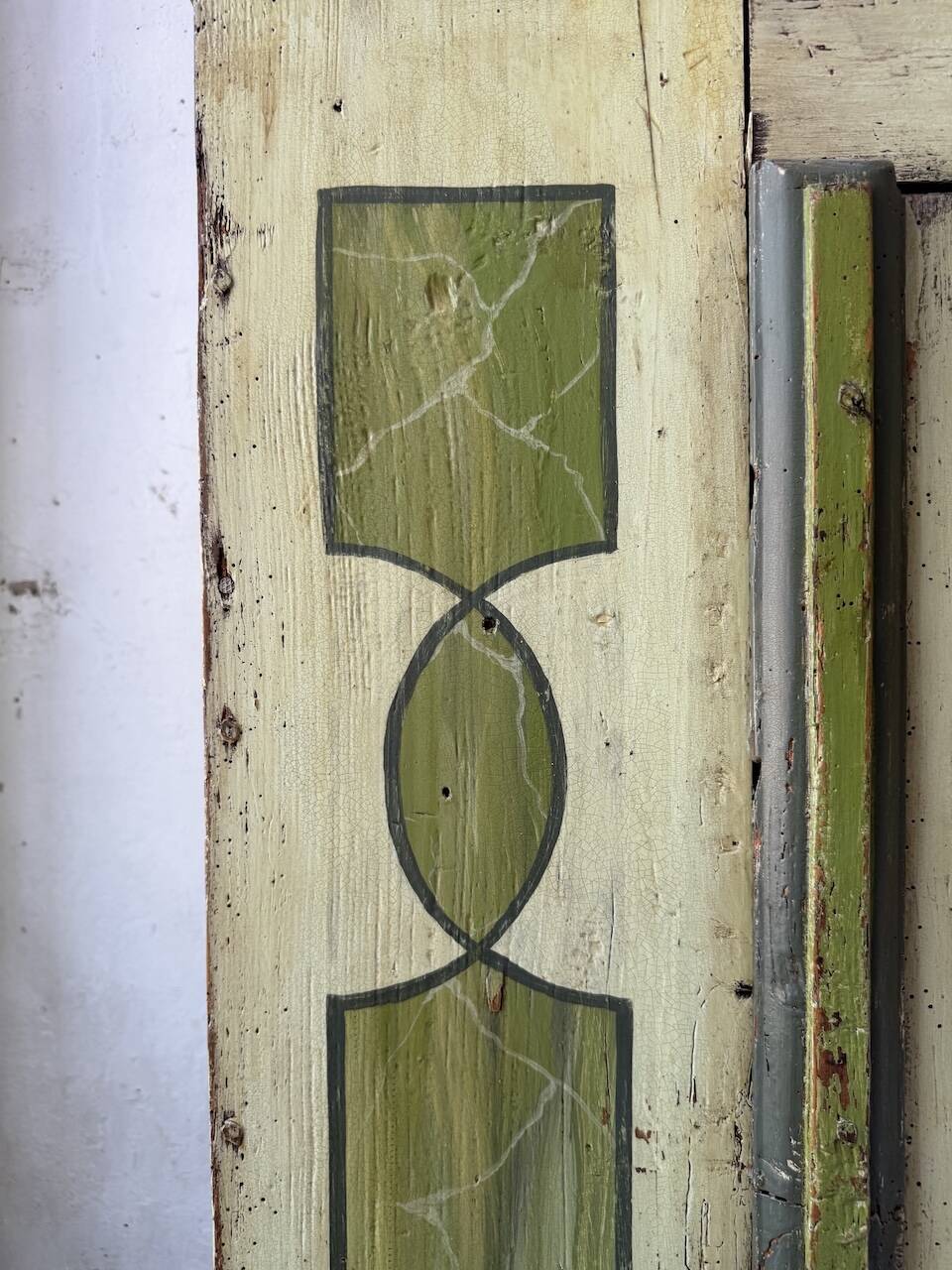 Armoire polychrome alsacienne 1800