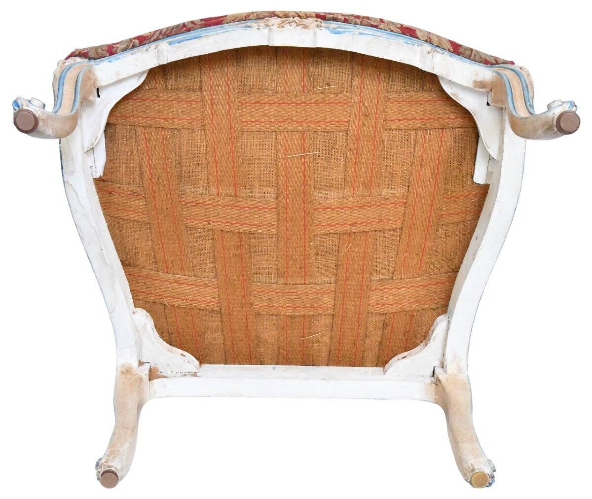 Pair of Louis XV style cabriolet armchairs