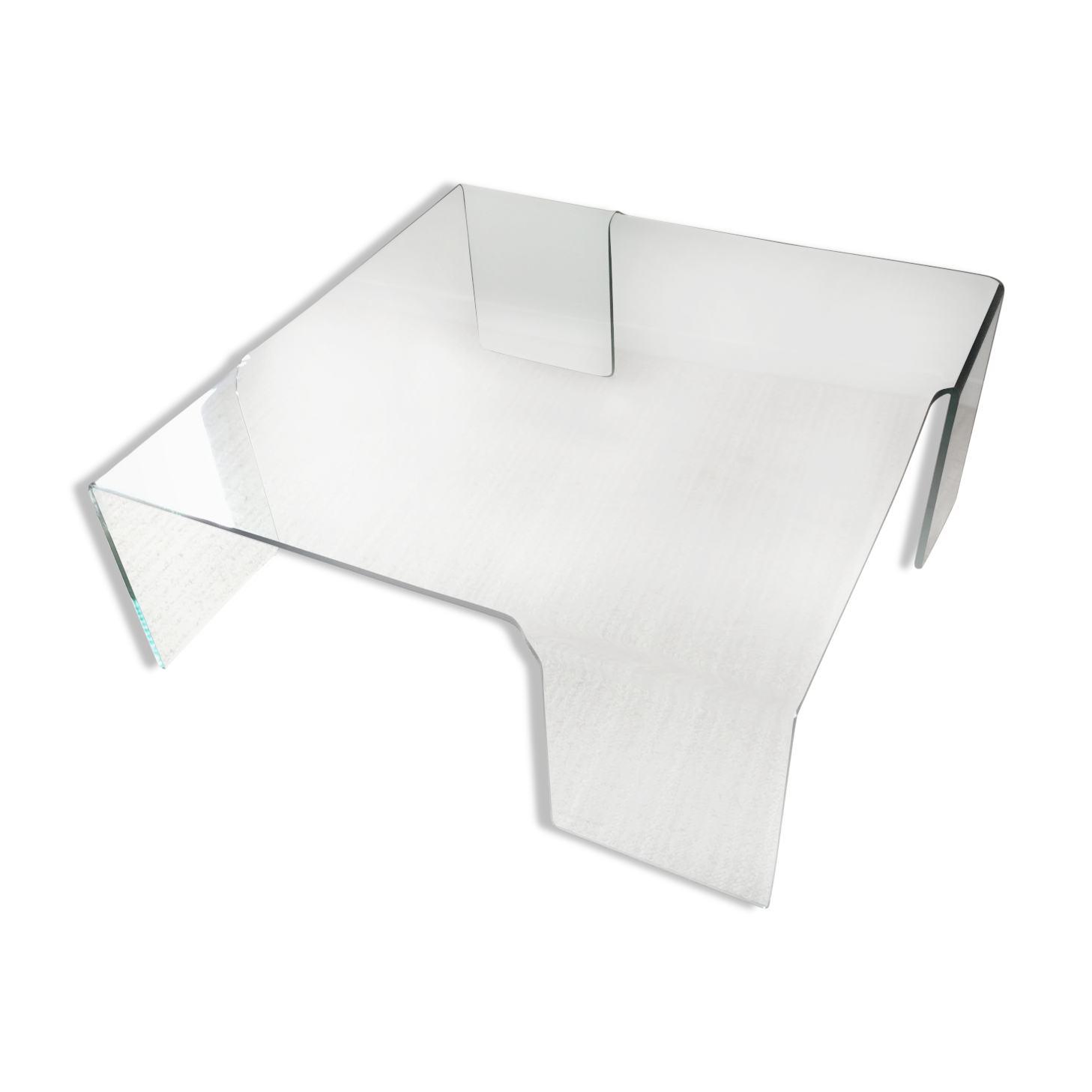 Tempered glass design coffee table