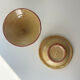 Yellow tagine dish