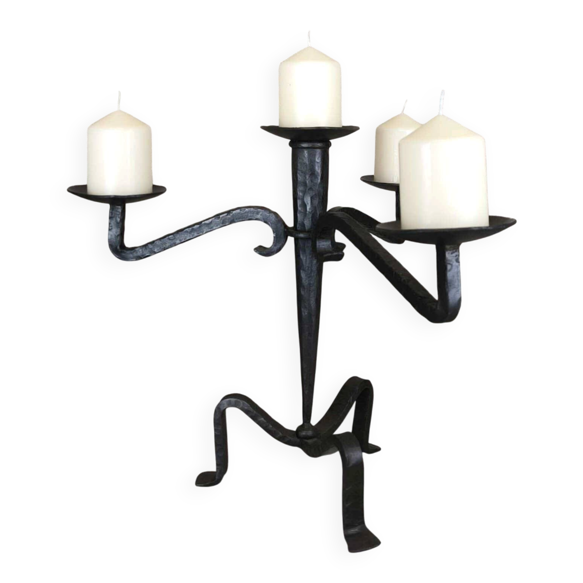 Vintage brutalist chandelier