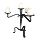 Vintage brutalist chandelier