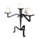 Vintage brutalist chandelier