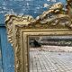 Old gilded mirror Napoleon III style