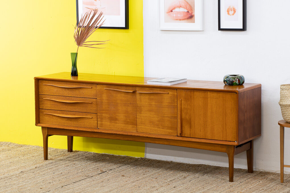 Vintage Scandinavian Enfilade – 192 cm