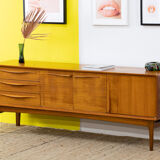 Vintage Scandinavian Enfilade – 192 cm