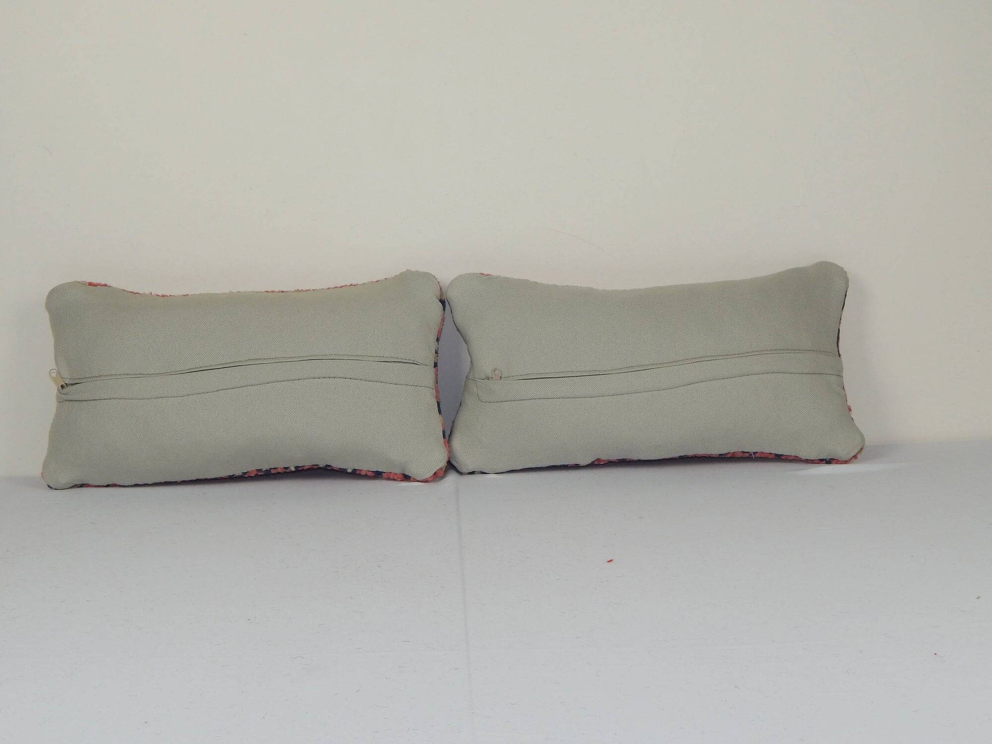Set of 2 vintage Turkish cushion covers 20x41 cm