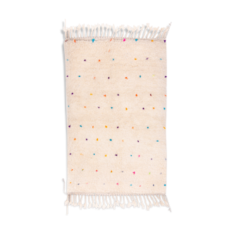 Berber carpet with dots of colour 164 x 110 cm