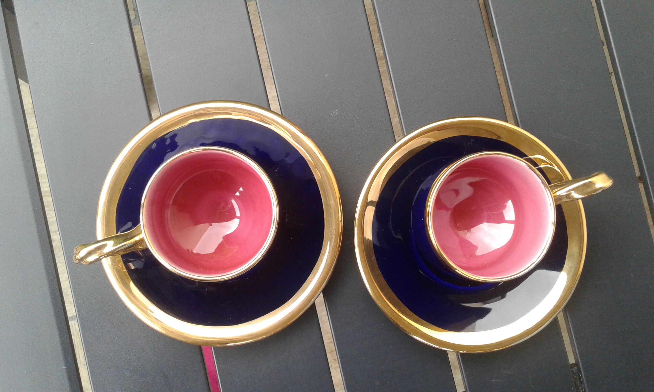 Duo tasses à café vintage Vallauris