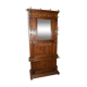 Walnut wardrobe and brass hooks 1900