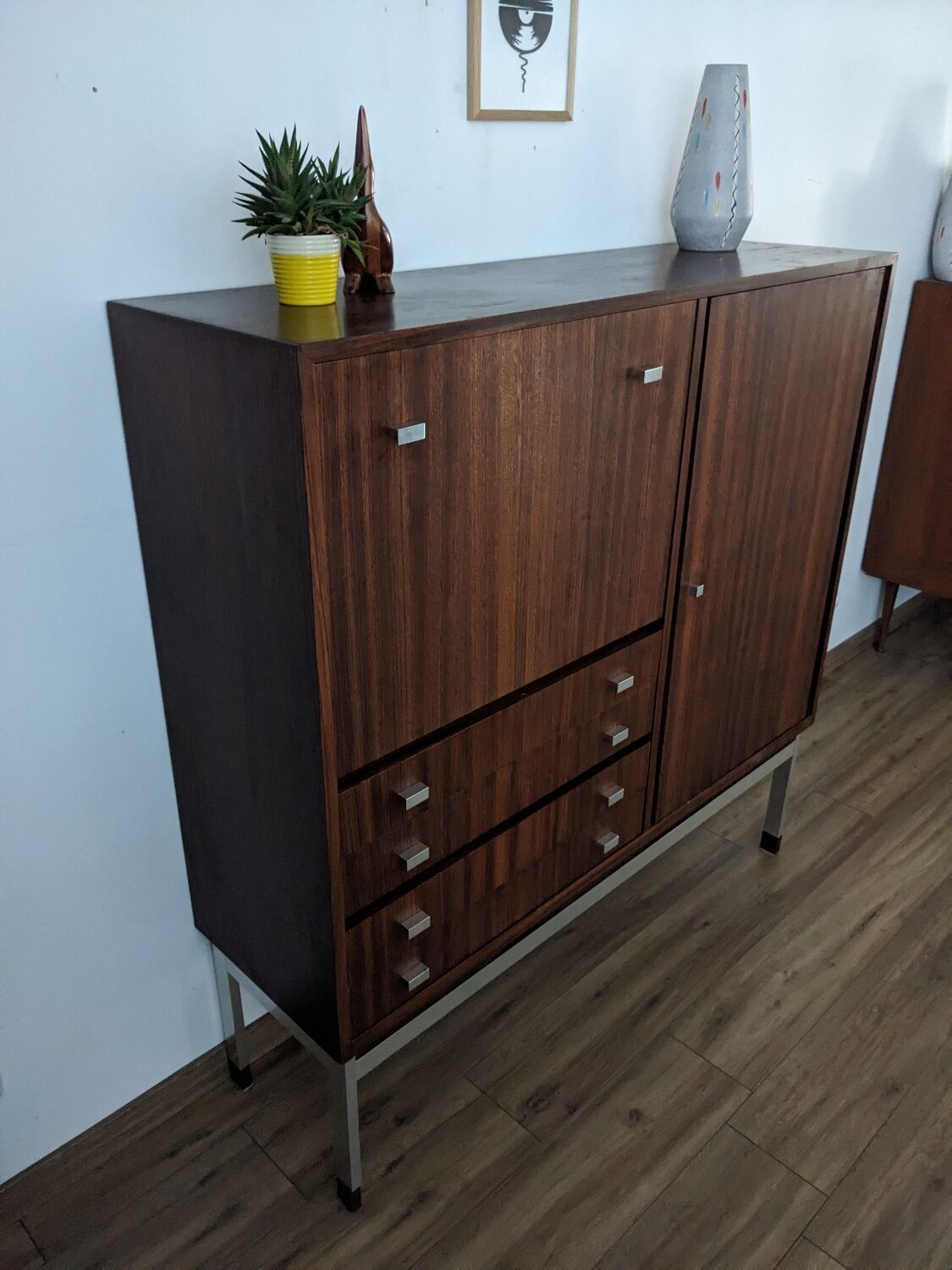 vintage secretary desk Scandinavian design