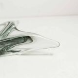 Cendrier verre de Murano vert