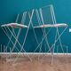 Tabourets de bar Kreuzschwinger par Till Behrens, années 1990