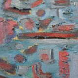 HST abstract painting mid-20th century CoBrA art brut