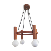 Vintage teak pendant light