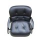 Charles Pollock – Executive Knoll office chair in black leather