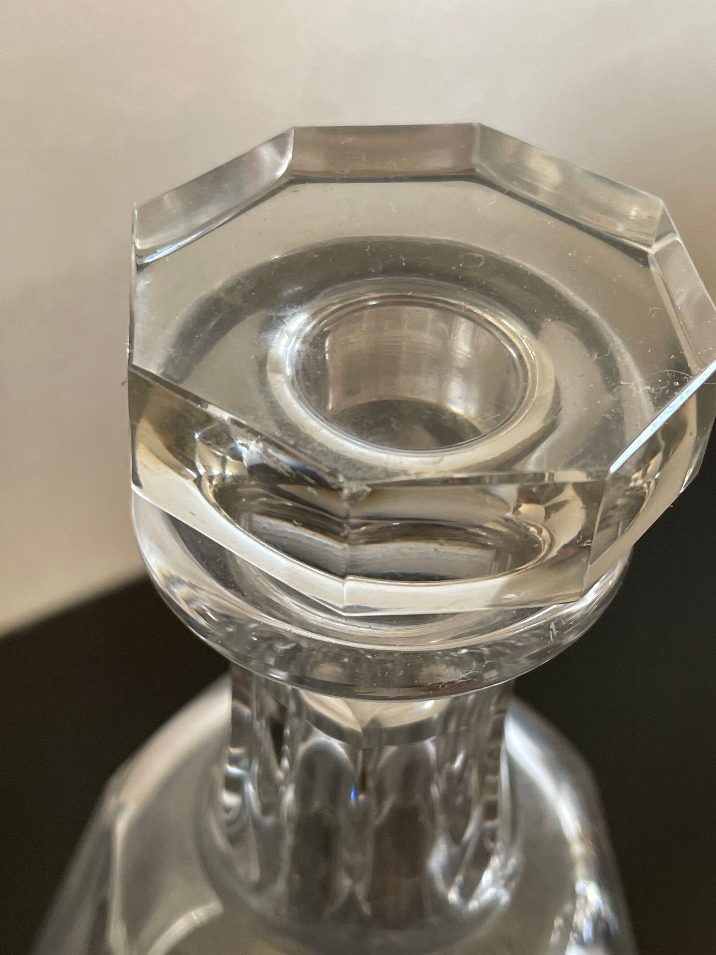 Baccarat crystal carafe model Harcourt Talleyrand