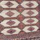 Vintage carpet pakistan drawings bokhara handmade 124x186 cm