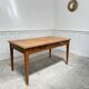 Old small farmhouse table from the 1930s.