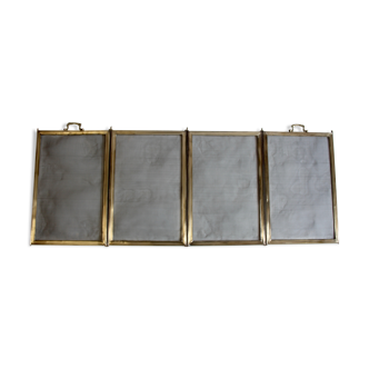 Firewall 4 components brass - Mid twentieth