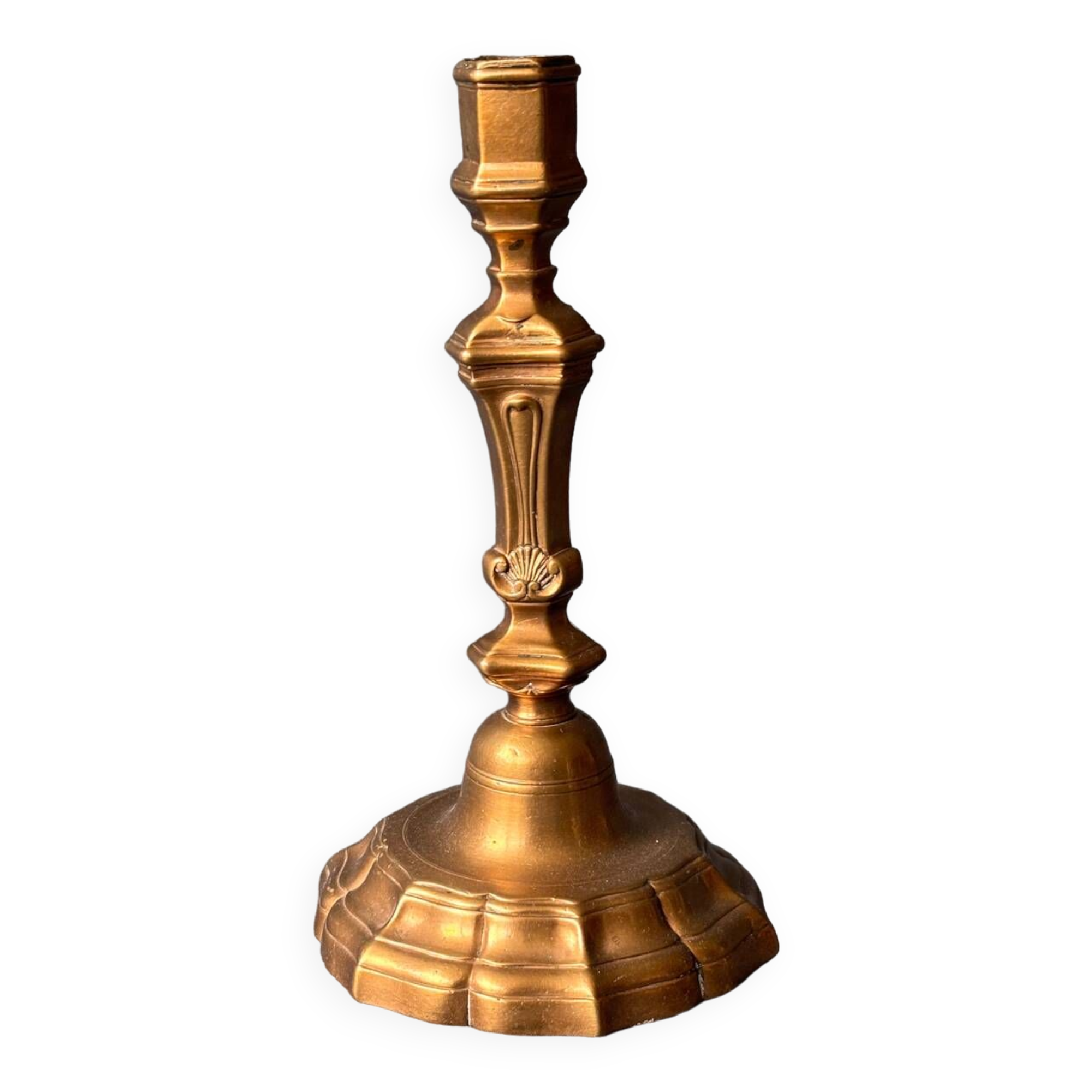 Bronze candle holder