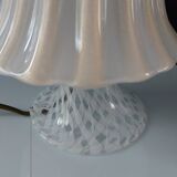 Set of 2 filigree Murano glass lamps