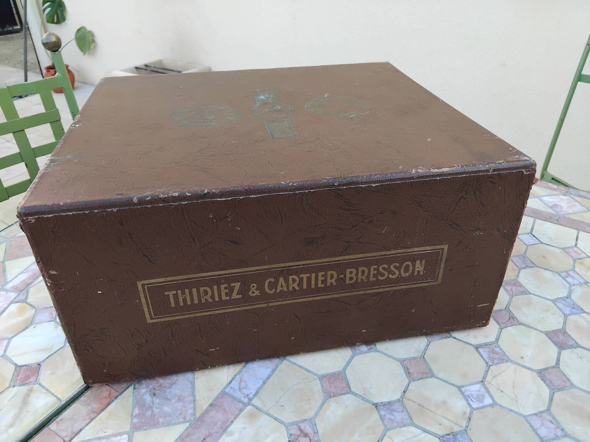 Vintage drawer unit from the Thiriez Cartier Bresson haberdashery, antique.