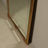 Large Revival Mirror in Gilded Resin by Deknudt Belgium 1980s